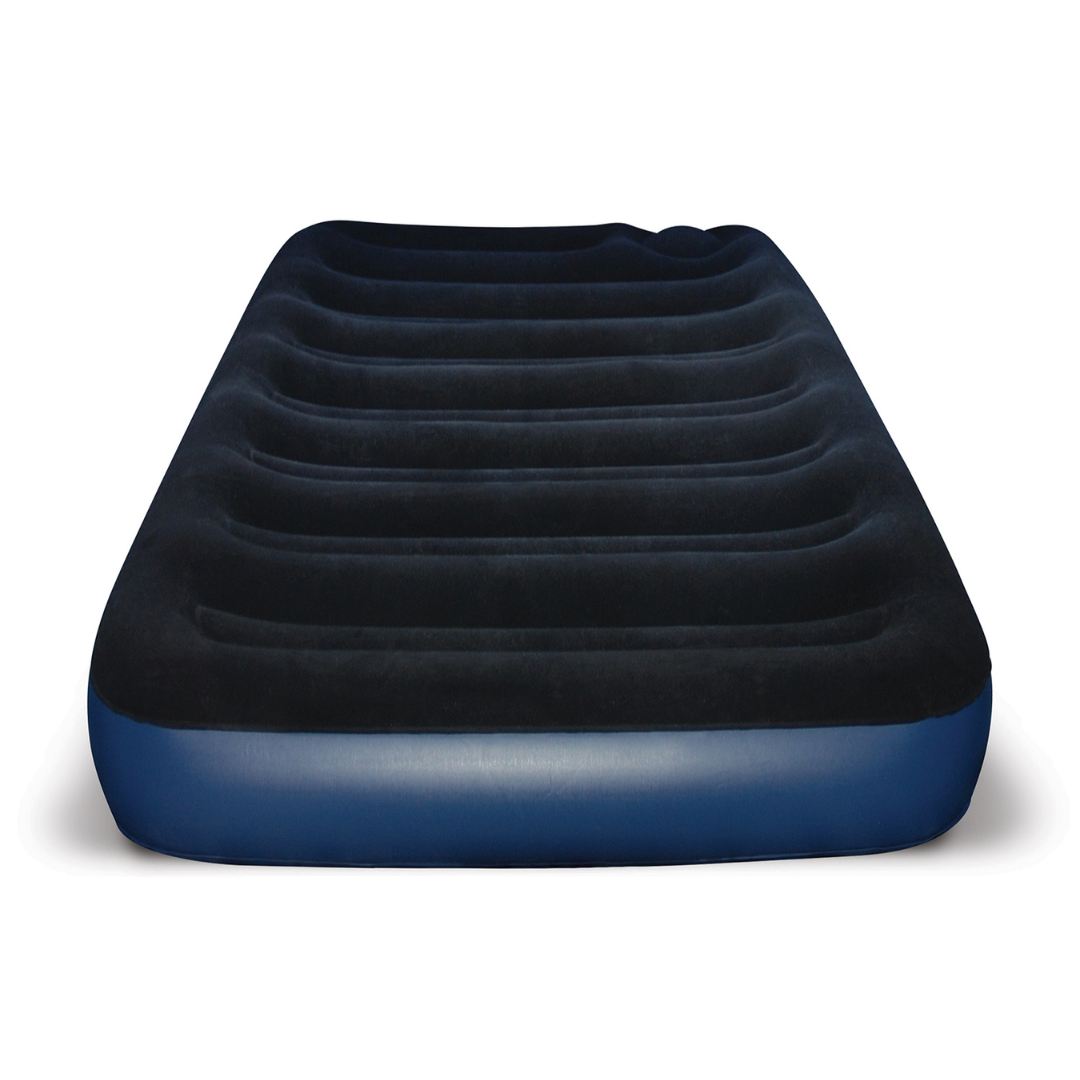 Napier Outdoors Sportz Air Mattress with Built In Hand Pump Blue and Black