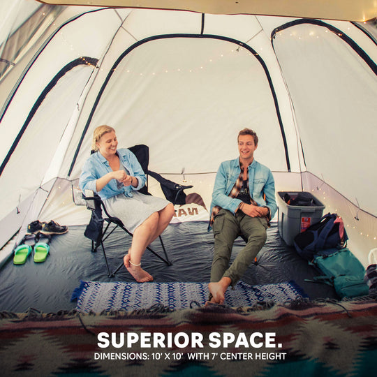 Superior space in the napier suv tent