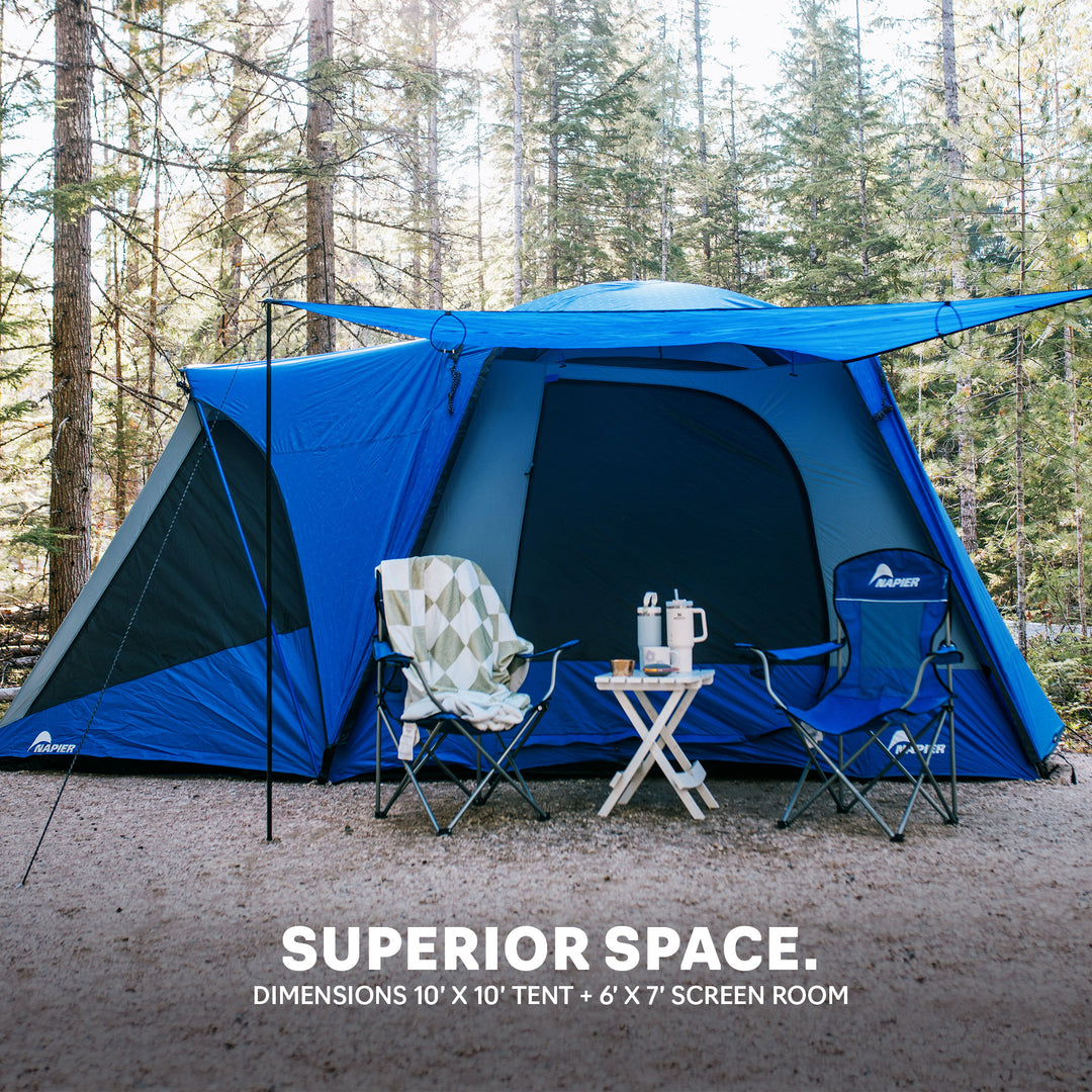 Napier Outdoors Sportz SUV tent model 84000 blue and grey, superior space