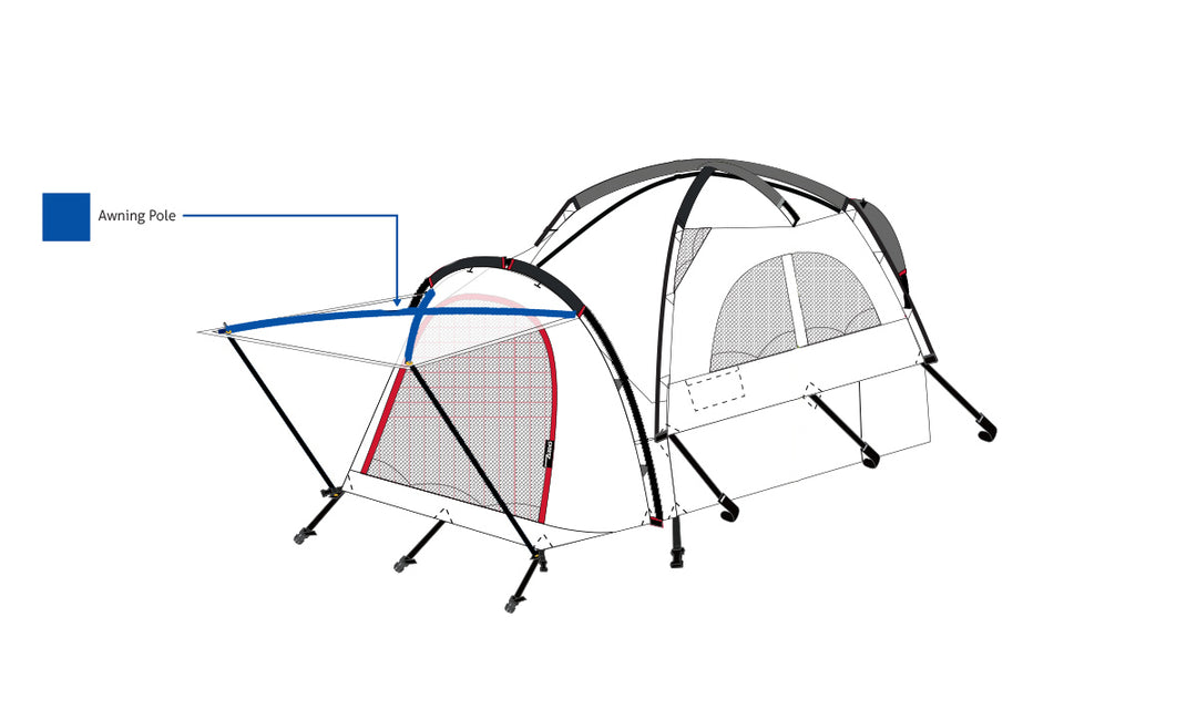 Sportz Truck Tent 57066 (Compact Short: 5' - 5'2") Parts