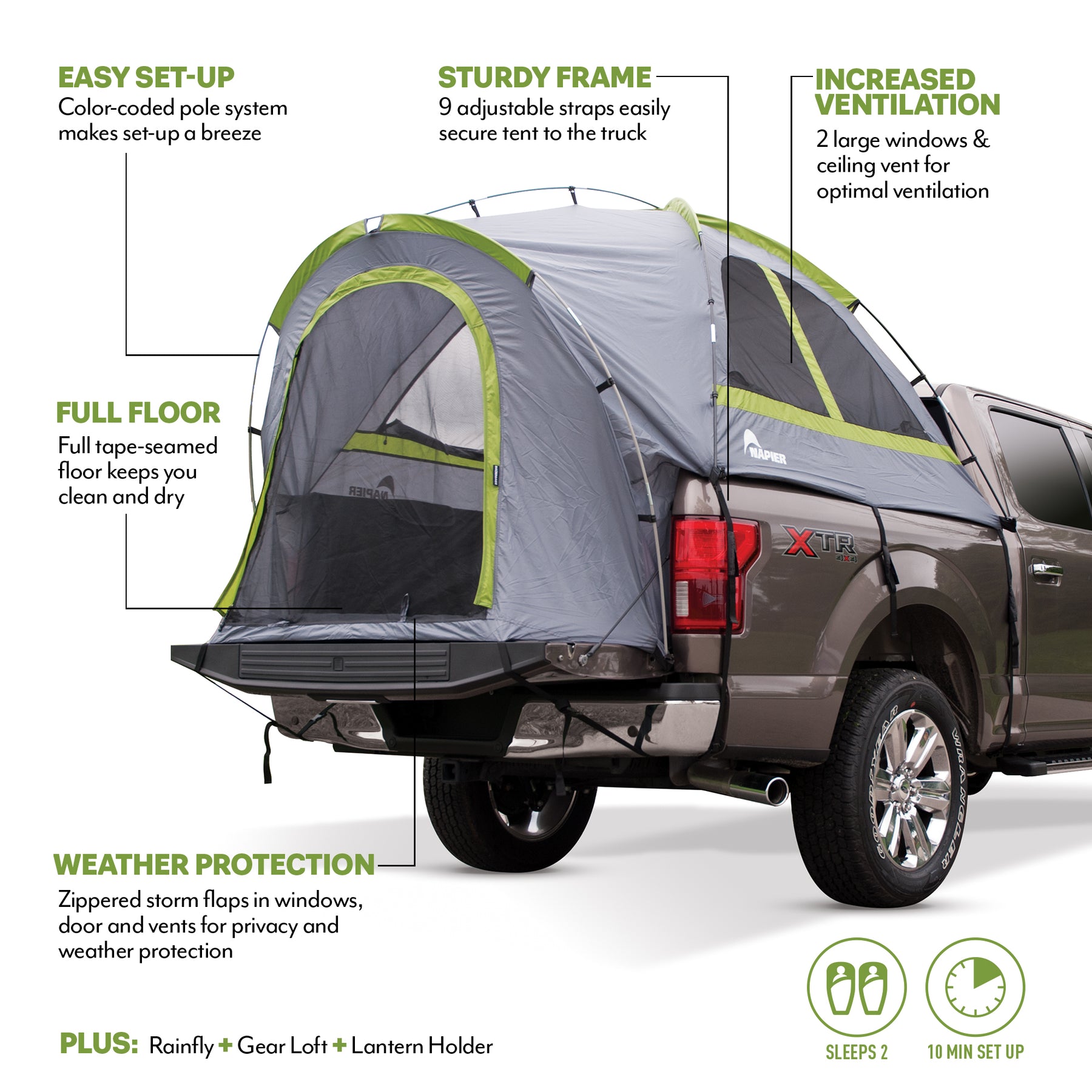 tents for back of truck Backroadz Truck Tent & Link Bundle