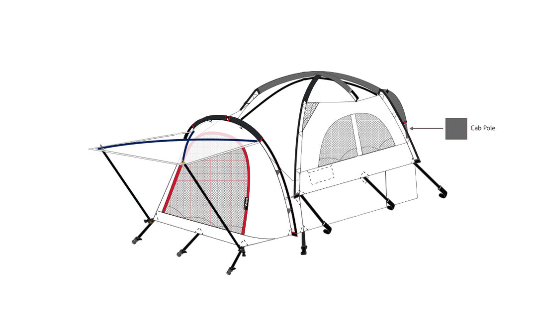 Sportz Truck Tent 57044 (Compact Regular: 6' - 6'2") Parts