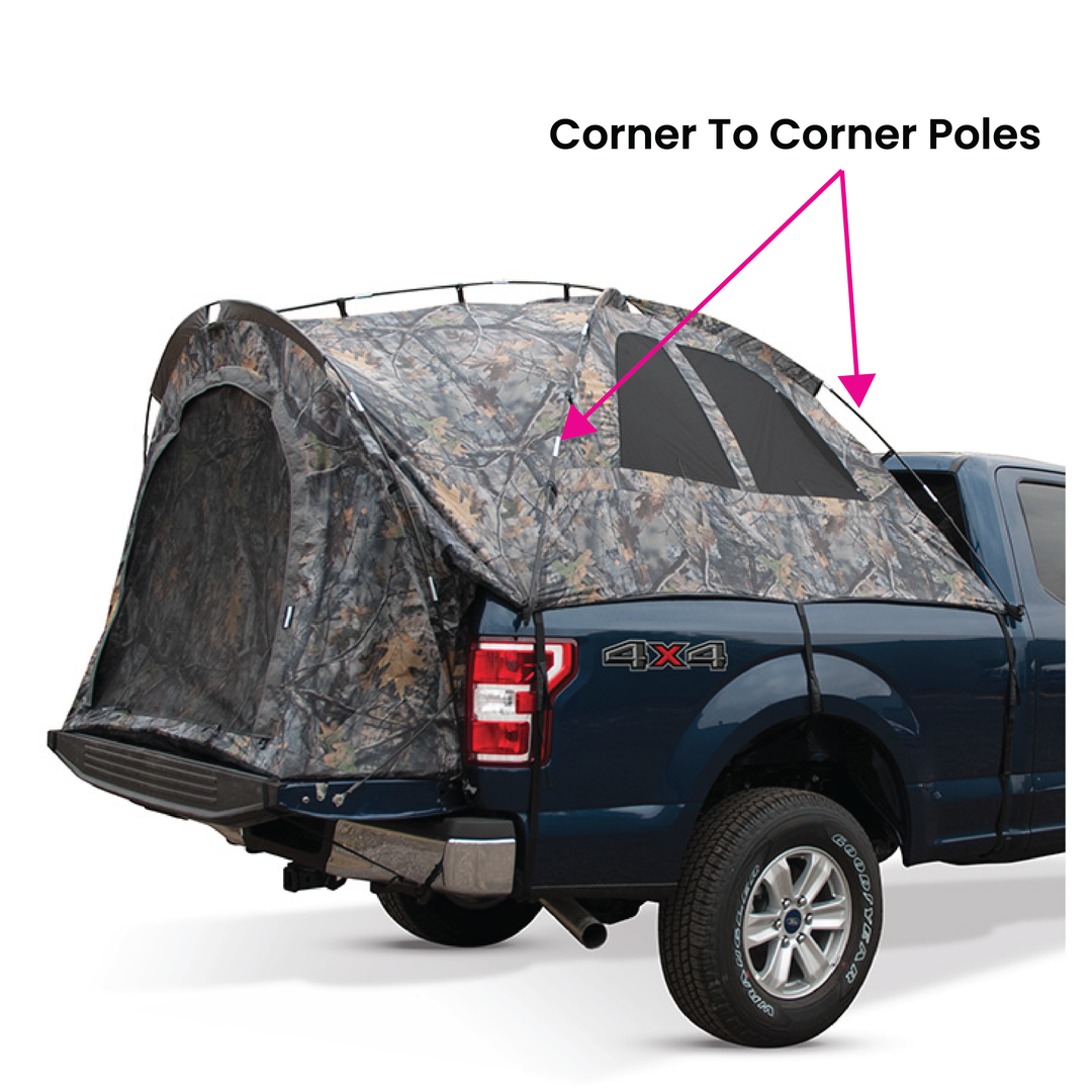corner tent Backroadz Camo Truck Tent #19122 (Full Size Regular Bed) Parts – Napier Outdoors