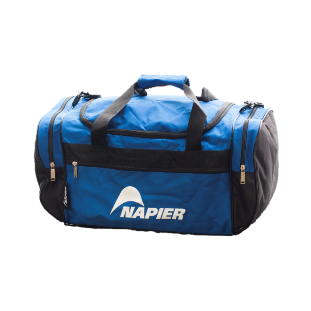 Napier Outdoors Blue Duffle Bag with Logo