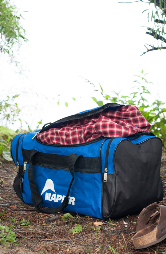 Napier Outdoors Blue Duffle Bag