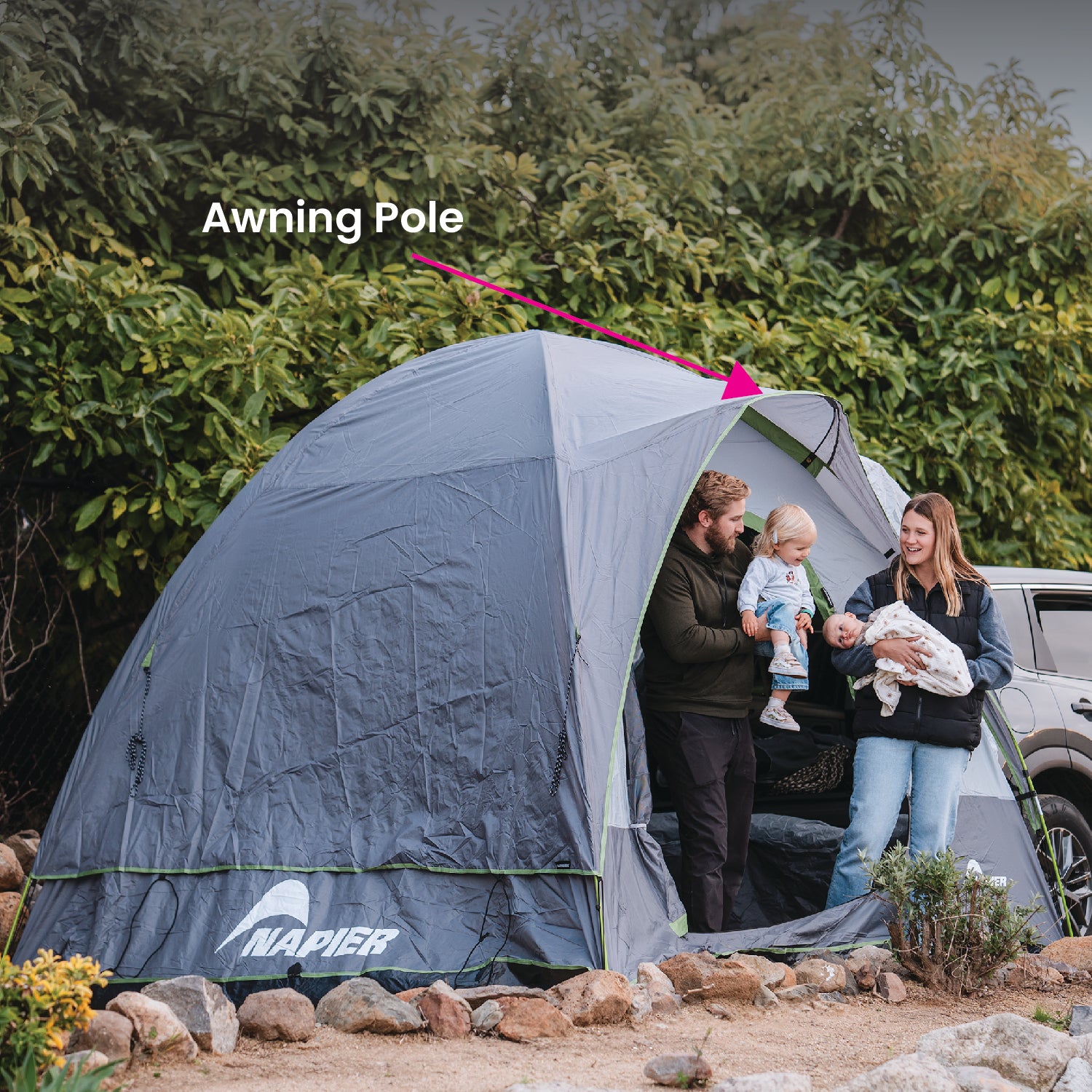 parts of a tent Backroadz SUV Tent (Model 19100) Parts – Napier Outdoors