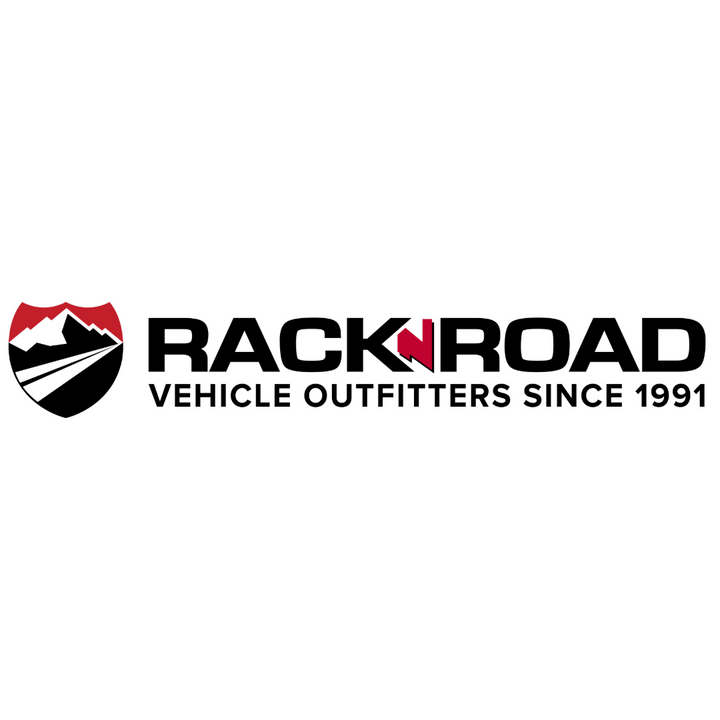 Rack N Road Vehicle Outfitters Since 1991 Logo