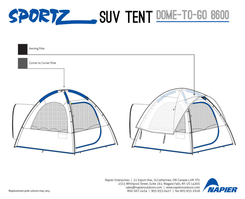 Sportz SUV Tent Dome to Go 86000