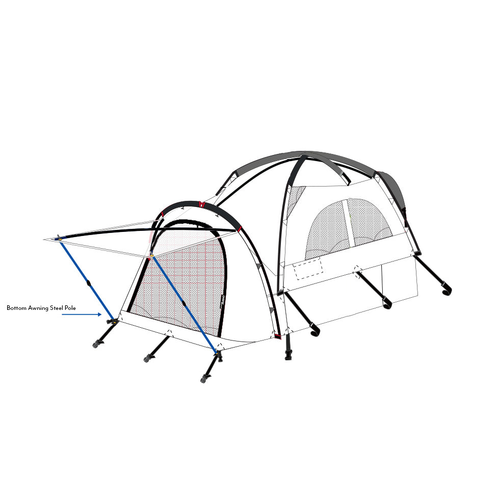 Sportz Truck Tent 57011 (Full Size Long: 8' - 8'2") Parts