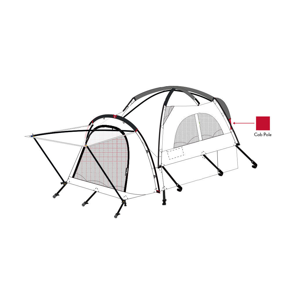 Sportz Camo Truck Tent 57891 (Full Size Short Bed: 5'5" - 5'8") Part