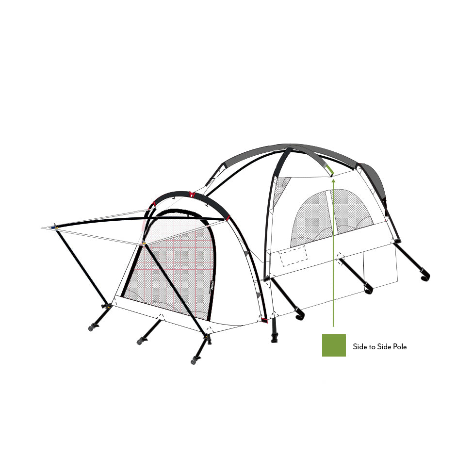 Sportz Truck Tent 57066 (Compact Short: 5' - 5'2") Parts