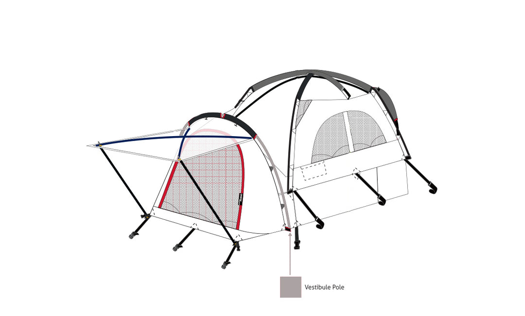 Sportz Truck Tent 57022 (Full Size Regular: 6'4" - 6'7") Parts