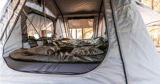 Napier outdoors rooftop tent camp set up